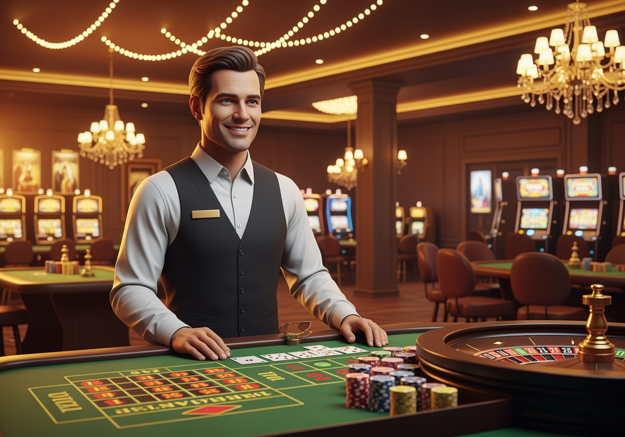 Player enjoying a fun reel-style game